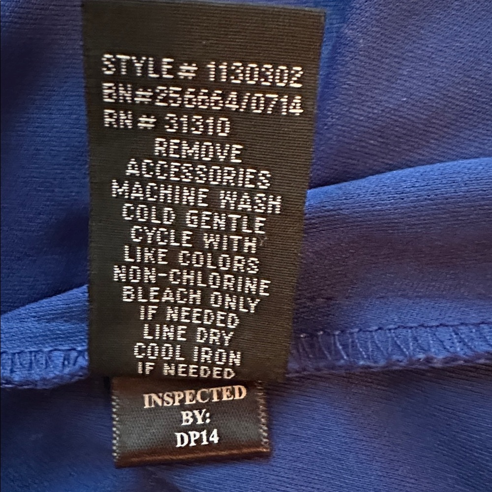 I.N. San Francisco Royal Blue Dress Size Small. - Picture 14 of 15
